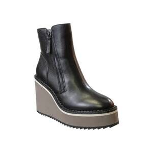 NEW NAKED FEET women's avail wedge ankle boots in black